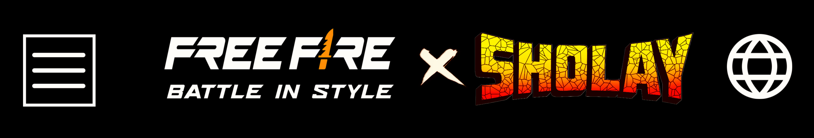 Free Fire × Sholay collaboration banner